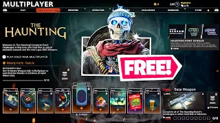 ALL HAUNTING EVENT FREE REWARDS! HOW TO UNLOCK HAUNTING EVENT CHALLENGES REWARDS WARZONE COLD WAR!
