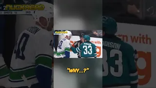 WHAT A HIT FROM PETEY!! #CANUCKS #NHL #HOCKEY