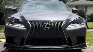 16 Lexus IS 300 eBay carbon look front lip installation