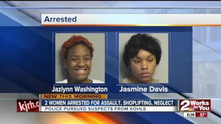 Two women accused of shoplifting at Kohl's, assaulting store employee