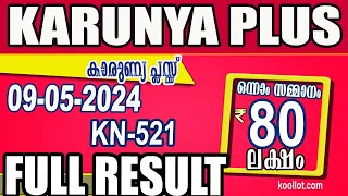 KERALA LOTTERY RESULT|FULL RESULT|karunya plus bhagyakuri kn521|Kerala Lottery Result Today|today