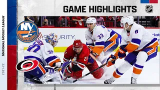 Islanders @ Hurricanes 10/14/21 | NHL Highlights