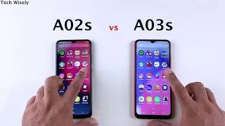 SAMSUNG A02s vs A03s SPEED TEST