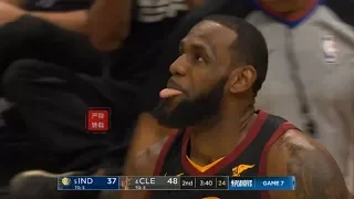 LeBron James Activates King James Mode！Eating Entire Pacers Team Alive