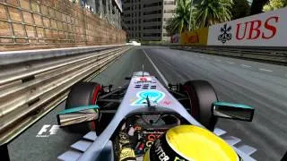 rFactor - F1 2013 Monaco GP - Nico Rosberg Pole lap Onboard