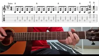 Get Back (The Beatles) - Easy Fingerstyle Guitar Playthrough Tutorial Lesson With Tabs