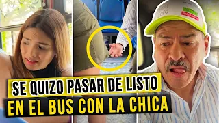 Se quizo PASAR DE LISTO en el bus con LA CHICA