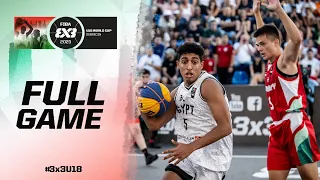 Egypt 🇪🇬 vs Hungary  🇭🇺 | Men | Full Game | FIBA 3x3 U18 World Cup 2023