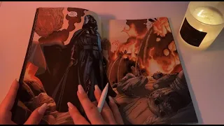 Star Wars Comic Book ASMR- Darth Vader Part 1- read through and page flipping- soft whispered