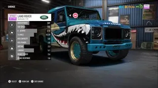 Need for Speed Payback abandoned car: Land Rover Defender 110