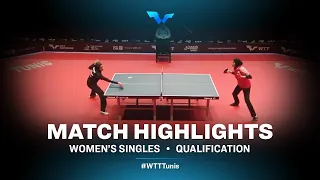 Lynda Loghraibi vs Marwa Alhodaby | WTT Contender Tunis | WS | Qual