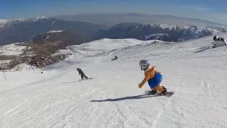 5 Year Old Snowboarders FIRST RUNS at La Parva, Chile