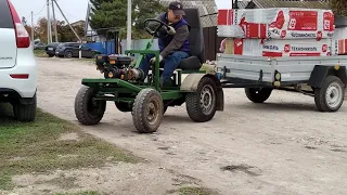 Мини трактор своими руками