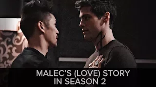 Malec's (love) story in Shadowhunters season 2.