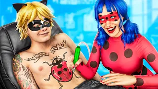Ladybug Tattoo Studio für Superhelden