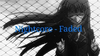 🎼{Nightcore~Faded}➡(lyrics)🎼