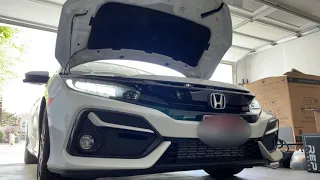 MAPerformance Intake install and sound 2020 Civic Si.