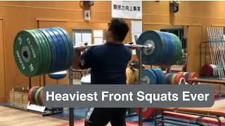 The Heaviest Front Squats of All Time