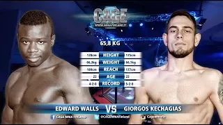 CAGE 41 Edward Walls vs Giorgos Kechagias Full Fight MMA