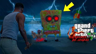 TENTANDO SOBREVIVER AO BOB ESPONJA.EXE NO GTA 5!! (Caçadores de Lendas - 2 TEMPORADA)