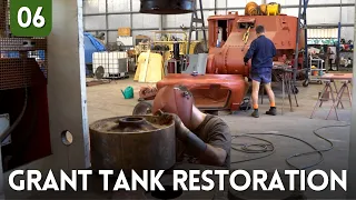 WORKSHOP WEDNESDAY: Using a 300 tonne hydraulic press on WWII Grant Tank road wheels!