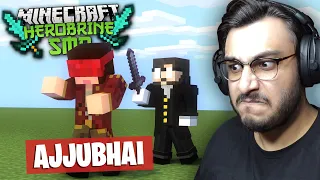 AJJUBHAI'S 7 YEARS PUNISHMENT IN HEROBRINE SMP | RAWKNEE