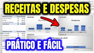 Como Fazer uma Planilha de Receitas e Despesas no Excel - Prático e Fácil