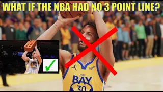 I REMOVED the three point line from the NBA! This was interesting... | NBA 2K21 Next Gen