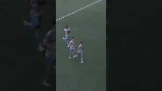 David Vazquez scores his second goal of the match with an outstanding free kick against Red Bulls II