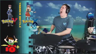 Pokémon X/Y Trainer Battle Theme On Drums!
