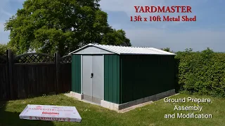 YardMaster Shed Assembly and make it HIGHER