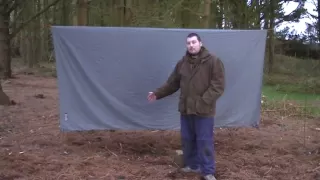 Setting Up a Tarp with a Ridge Line - Basic Configuration & Knots