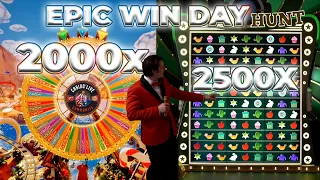 Big Win today - Crazy Time 2000X Cash Hunt 2500X - Evolution HUGE WIN DAY | Casino Live Community