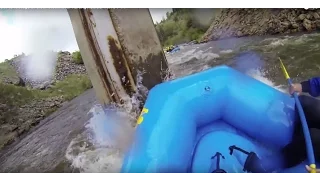 GoPro footage of Clear Creek River Rafting Accident on 6-7-14