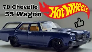 70 Chevelle 55 Wagon custom Hotwheel