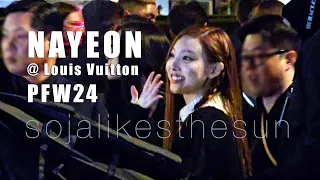 NAYEON (TWICE) @ Louis Vuitton Paris fashion show 240305