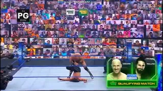 Seth Rollins vs cesaro money in the bank qualifying match sd 7/9/21