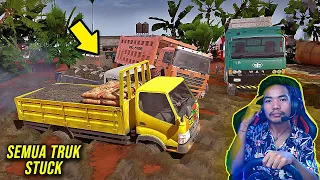 SEMUA DUMP TRUCK STUCK DISINI AMBLES KECUALI ANTIGOSIP - Spintires Mudrunner