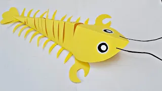 Lobster 🦞 Origami/ How to make lobster origami/ Tutorial step by step #papercraft pa#origamicraft