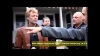 Jon Bon Jovi survey' Hurricane Sandy damage in hometown of Sayreville, NJ (REPOST) Nov 2 Telethon