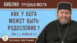 Как у Бога может быть родословие и какое отношение к нему имеет Иосиф ? (Мф.1:1) Прот. Олег Стеняев