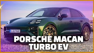 Introducing the 2025 Porsche Macan Turbo EV in Racing Green Metallic!