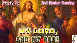 Homily for 2nd Easter Sunday 2024/Second Sunday of Easter Homily/ April 07,2024/ My Lord and my God