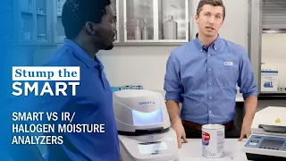 SMART vs IR/Halogen Moisture Analyzers