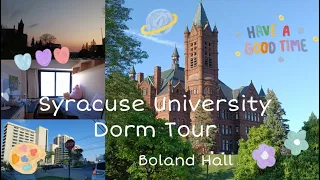 Syracuse University Freshman Dorm Tour | Boland Hall (BBB)