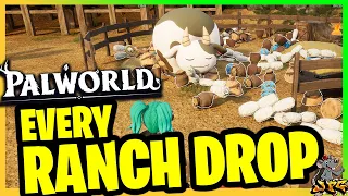 Palworld EASY PAL DROPS! Every Creature You Can Place In The Ranch