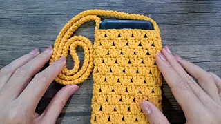 DIY Crochet Phone Bag Tutorial | 3DC Stitch