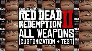 Red Dead Redemption 2 - All Weapons Customization & Showcase (Secret/Hidden/Rare Guns, Rifles)