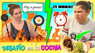 ¡COOK OFF con MI MADRE! 👩‍🍳 DESAFÍO en la COCINA durante 1 HORA 🍳 ¡¡Nuevo RETO de COCINA!! 🥘