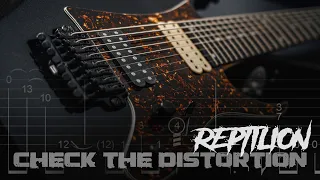 Check the Distortion - Reptilion  - Playthrough (+TAB) | Deathcore Djent